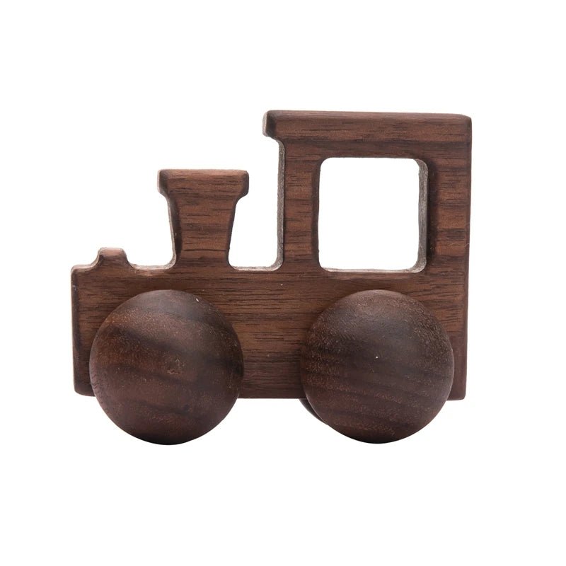Wooden Child Block for Babies BPA Free Organic Beech Animal Shape Baby Toy Car Montessori Toys Brain Game Handmade Crafts Gifts - Baby Organic