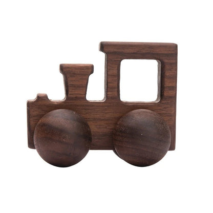 Wooden Child Block for Babies BPA Free Organic Beech Animal Shape Baby Toy Car Montessori Toys Brain Game Handmade Crafts Gifts - Baby Organic