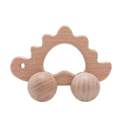 Wooden Child Block for Babies BPA Free Organic Beech Animal Shape Baby Toy Car Montessori Toys Brain Game Handmade Crafts Gifts - Baby Organic