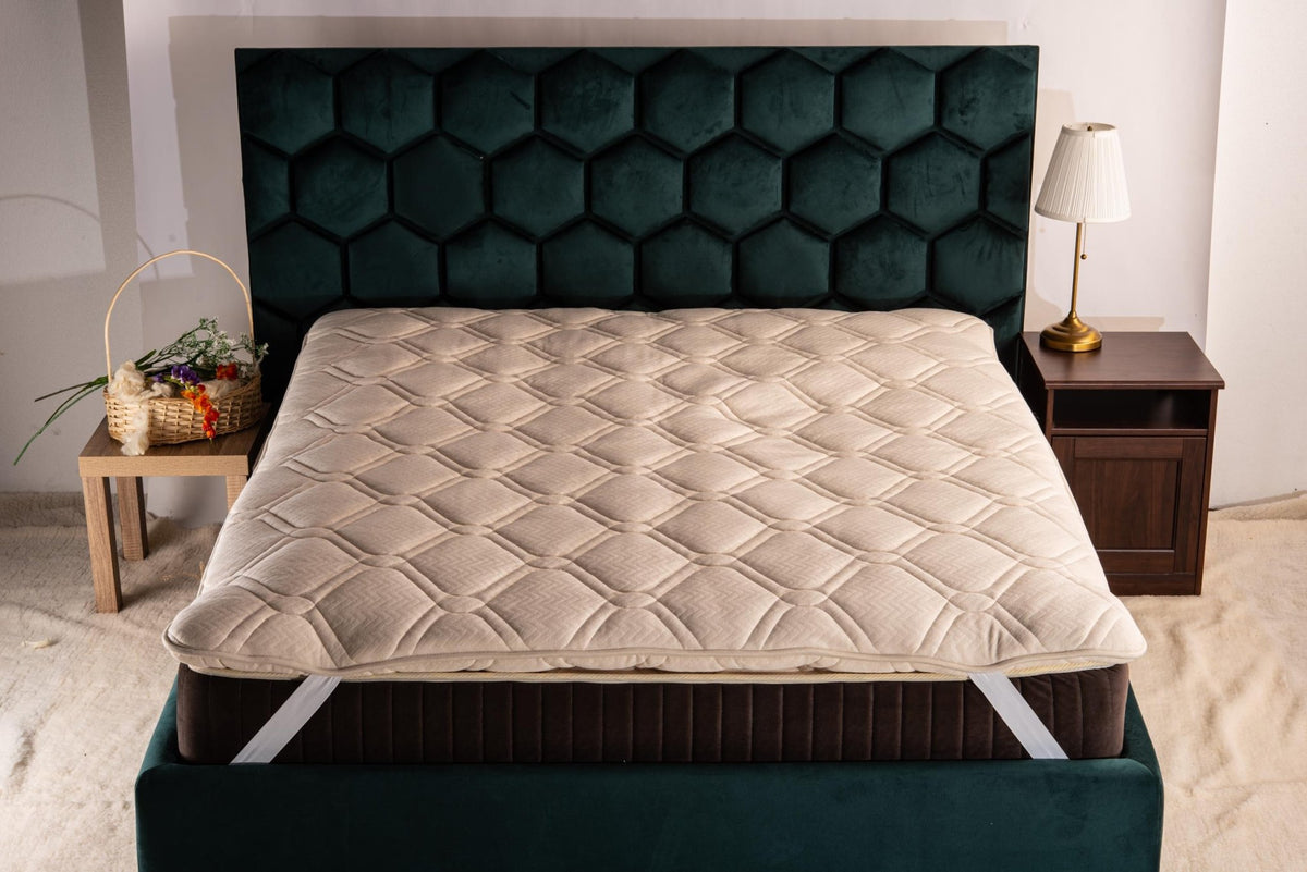 Wool Mattress Topper – Organic Cotton & Hemp cover, EU and UK sizes - Baby Organic