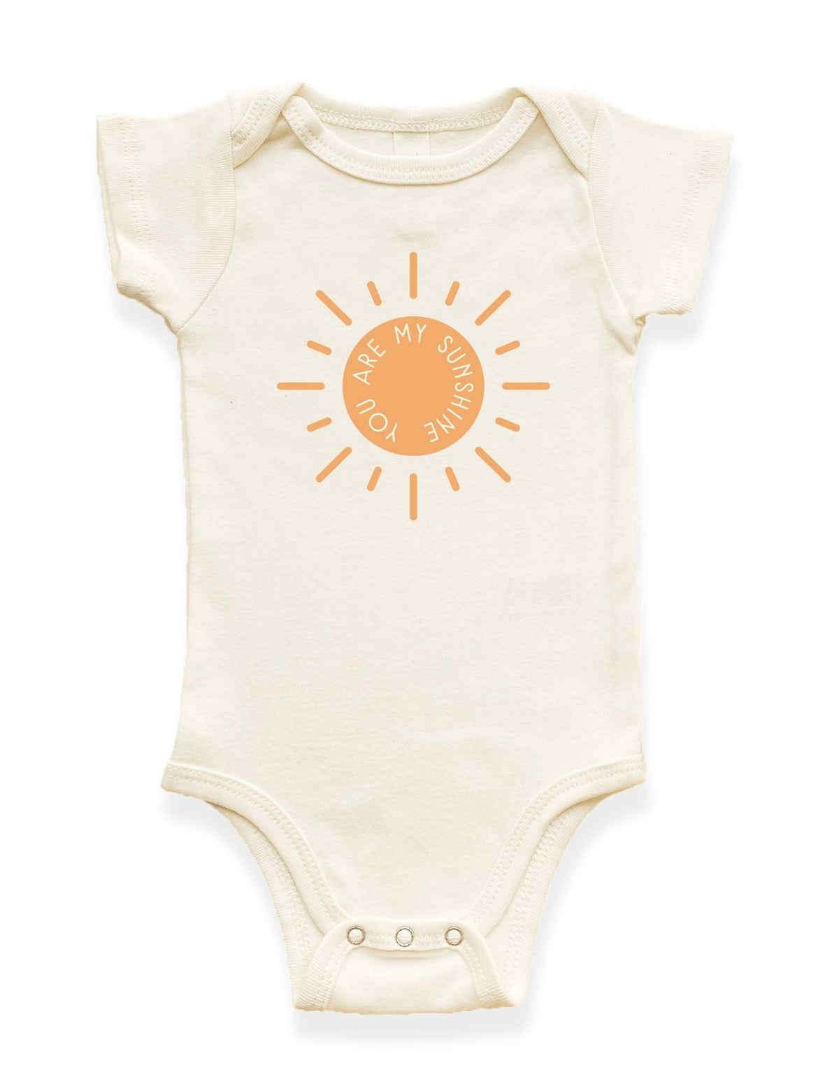 You Are My Sunshine Sun Organic Cotton Baby Bodysuit - Baby Organic